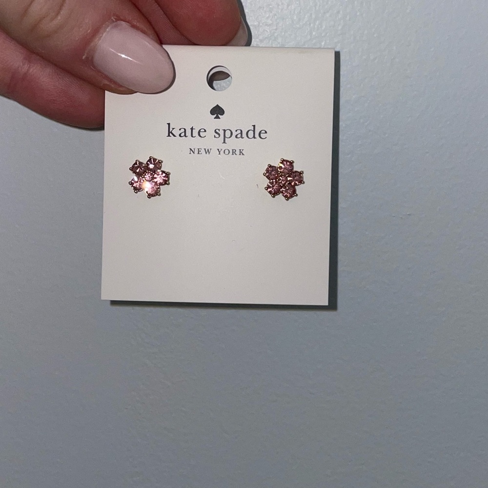 Kate Spade Rose Gold Star Earrings